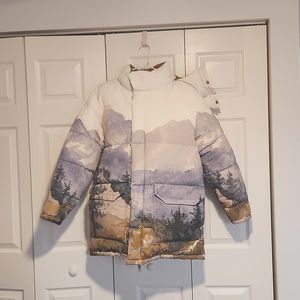 GUCCI x THE NORTH FACE NWT Unisex Puffer in Forest Print Size Small